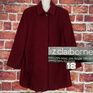 Wool & Silk Sz 18 Peacoat?